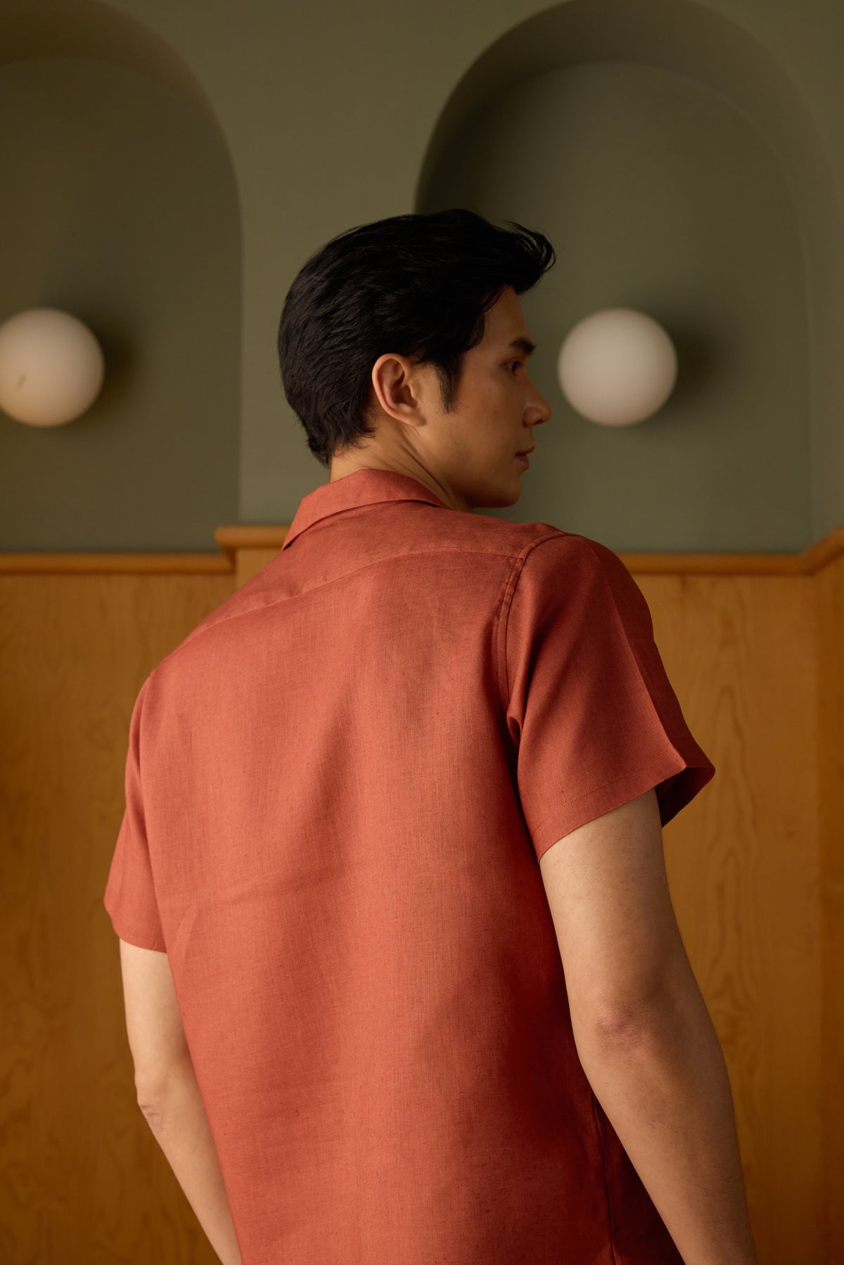 Cuban Shirt — Carnelian Red
