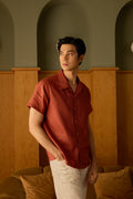 Cuban Shirt — Carnelian Red