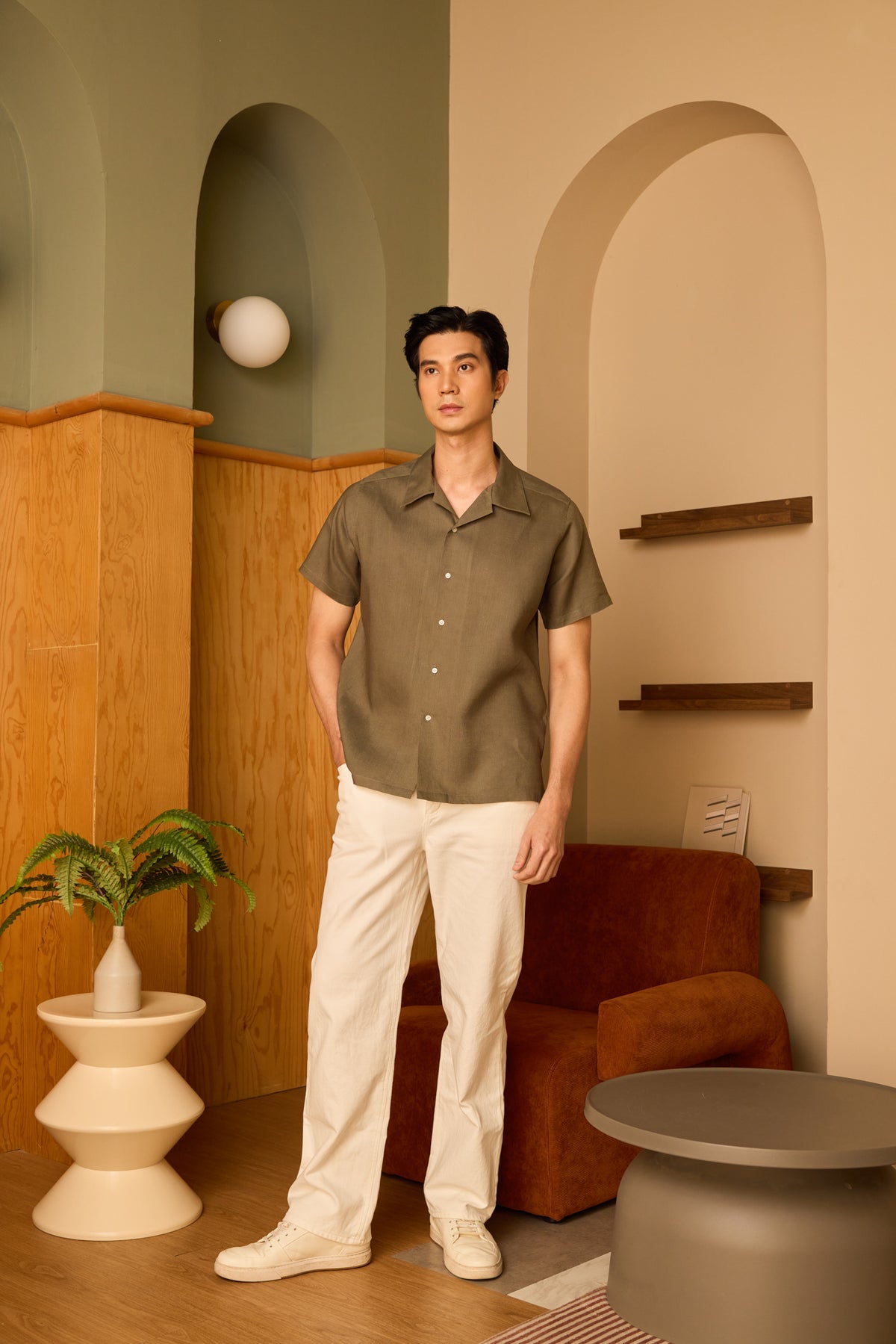 Cuban Shirt — Kombu Green