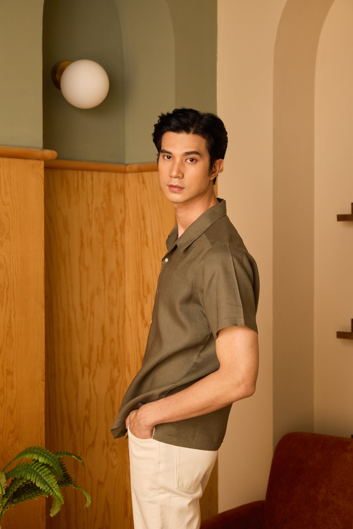 Cuban Shirt — Kombu Green