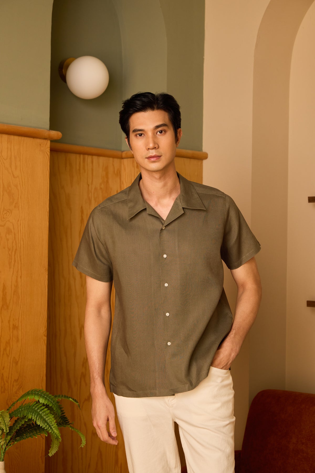 Cuban Shirt — Kombu Green