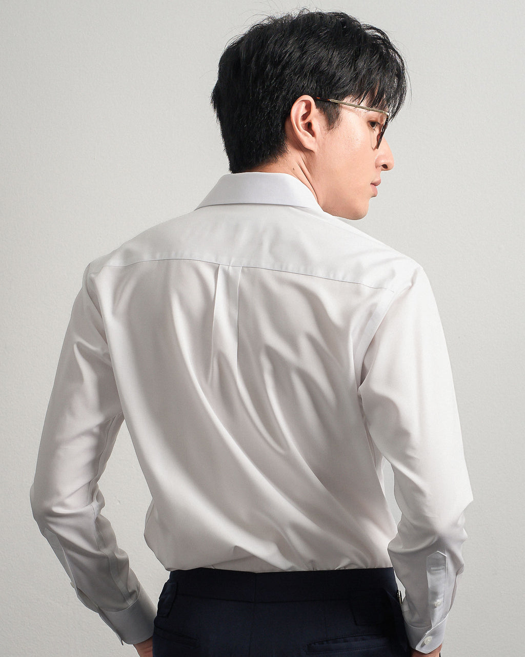 Collano™ Shirt — Spread Collar — Swan White