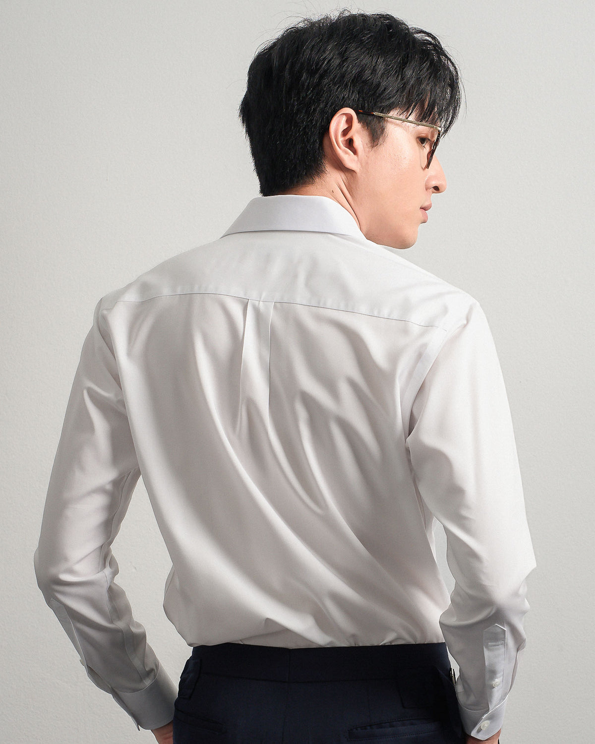 Collano™ Shirt — Spread Collar — Swan White