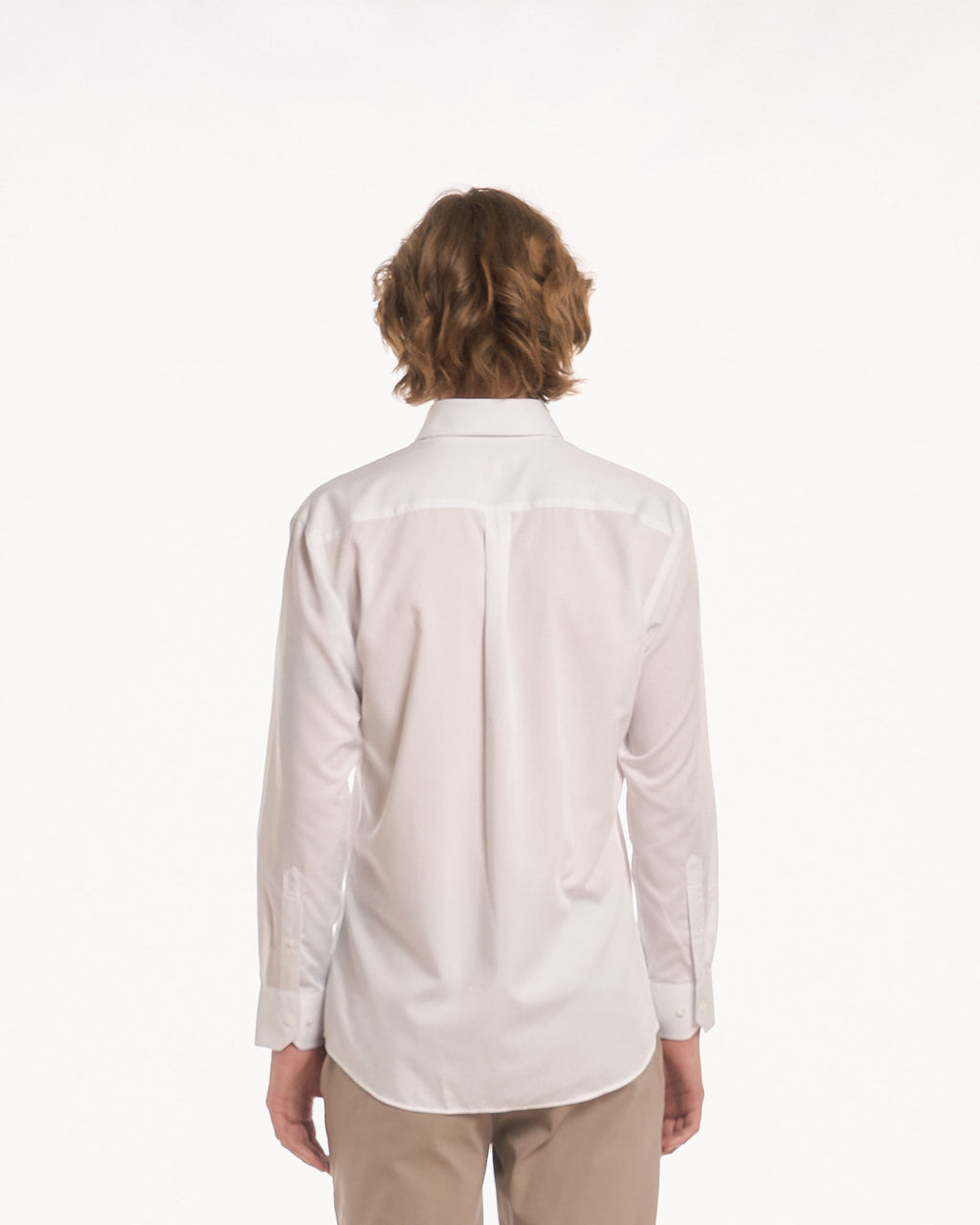 Collano™ Shirt — Button-Down Collar — Swan White