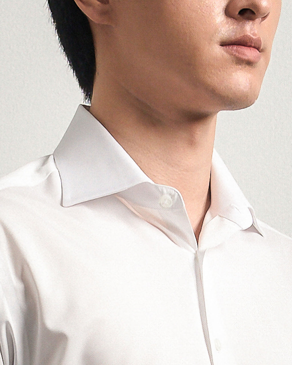Collano™ Shirt — Spread Collar — Swan White