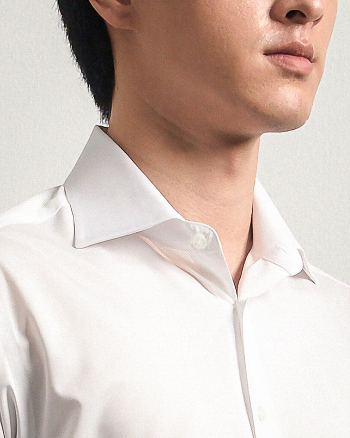 Collano™ Shirt — Spread Collar — Swan White