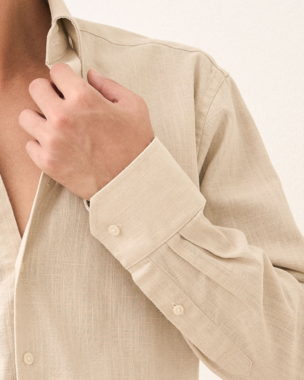 Linen Shirt — Dune