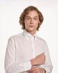 Collano™ Shirt — Button-Down Collar — Swan White